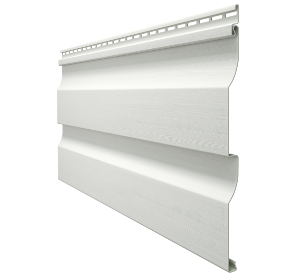 Виниловый сайдинг - серия PREMIUM D4,5D,(Корабельный брус) Пломбир от производителя  Docke по цене 364 р