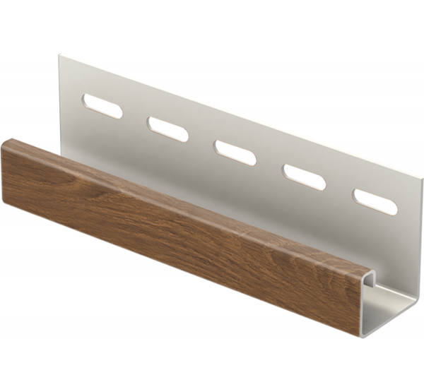 J-планка к Софиту PRO Золотой дуб от производителя  Ю-Пласт по цене 350 р