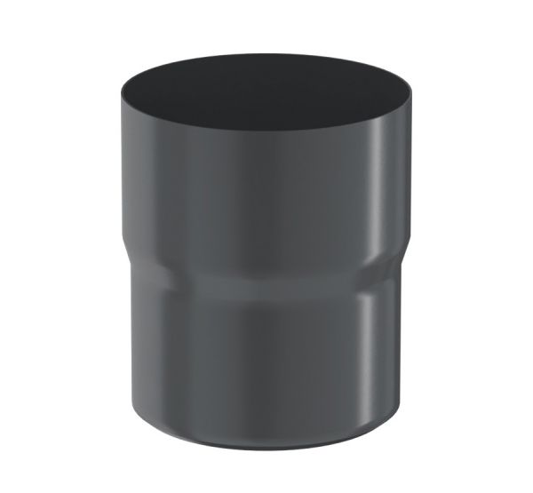 Соединитель трубы RAL 7024 Тёмно-серый 125/90 от производителя  Aquasystem по цене 597 р