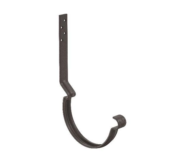 Крюк крепления желоба длинный с комплектом крепления RR 32 Тёмно-коричневый matt 150/100 от производителя  Aquasystem по цене 718 р