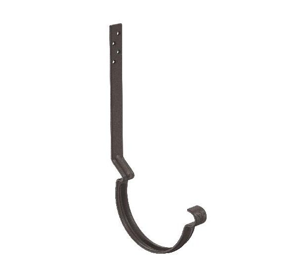 Крюк крепления желоба удлиненный с комплектом крепления RR 32 Тёмно-коричневый mattt 150/100 от производителя  Aquasystem по цене 771 р