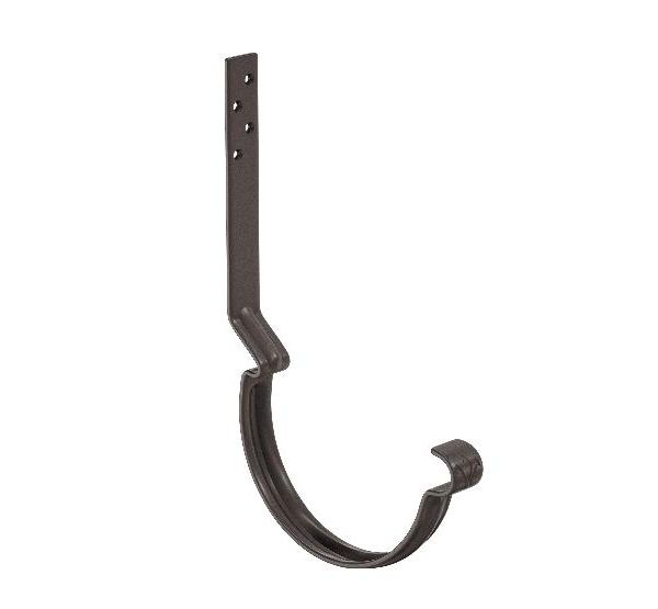 Крюк крепления желоба длинный модернизированный RR 32 Тёмно Коричневый 125/90 от производителя  Aquasystem по цене 408 р