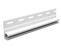 Стартовый профиль для сайдинга под камень, белый