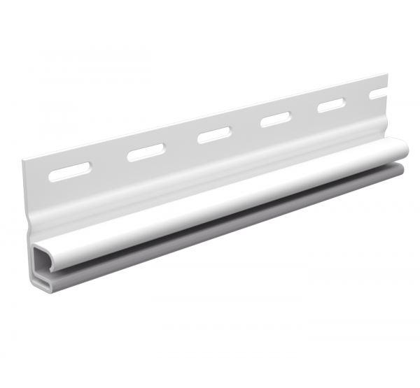 Стартовый профиль для сайдинга под камень, белый от производителя Docke по цене 378 р Стартовый профиль для сайдинга под камень, белый от производителя Docke по цене 378 р