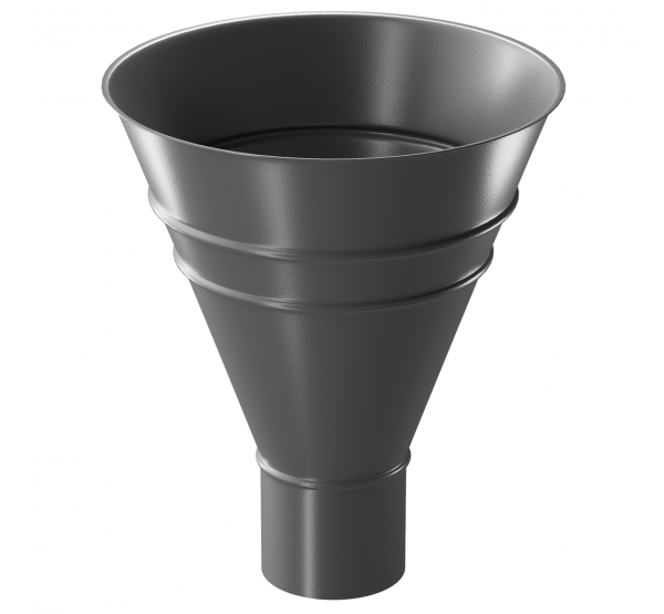 Воронка водосборная круглая ГРАФИТ (RAL 7024) от производителя  Docke по цене 3 319 р