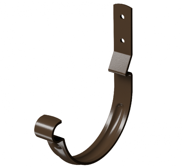 Карнизный крюк короткий D125, КАШТАН (RAL 8017) от производителя  Docke по цене 400 р