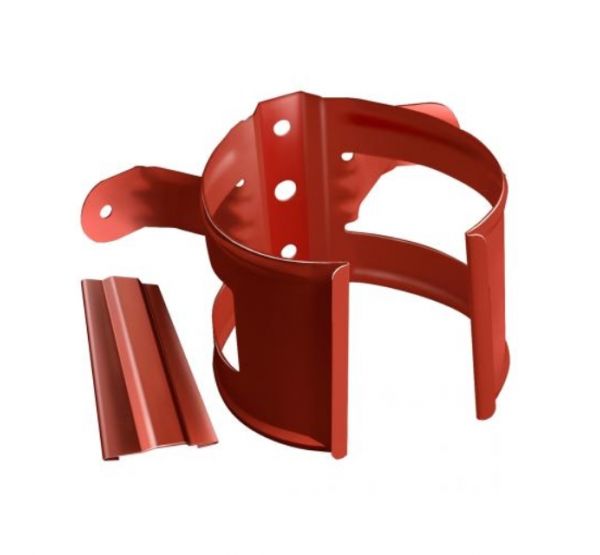 Кронштейн трубы (на дерево) Кирпичный (RAL 8004) от производителя Grand Line по цене 315 р Кронштейн трубы (на дерево) Кирпичный (RAL 8004) от производителя Grand Line по цене 315 р