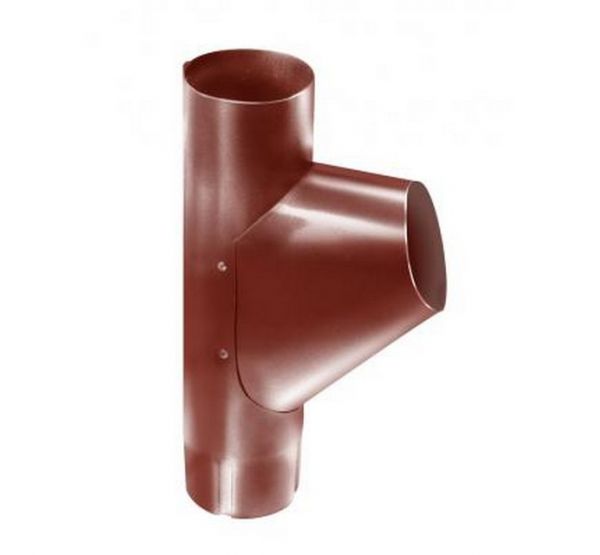 Тройник трубы Кирпичный (RAL 8004) от производителя  Grand Line по цене 3 090 р