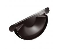 Заглушка желоба Коричневый (RAL 8017)