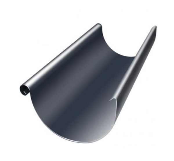 Водосточный желоб 3м Серый (RAL 7024) от производителя  Grand Line по цене 1 740 р