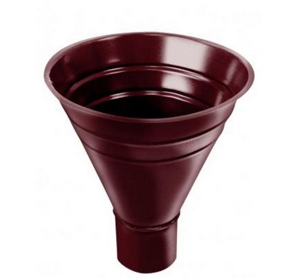 Воронка водосборная Вишневый (RAL 3005) от производителя  Grand Line по цене 2 600 р