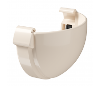 Заглушка желоба универсальная Lux ПВХ Латте