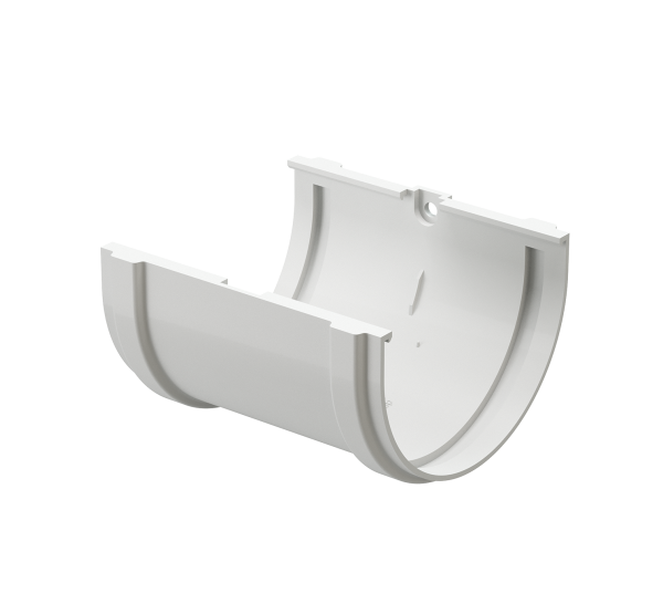 Соединитель желоба Premium ПВХ Пломбир от производителя  Docke по цене 214 р