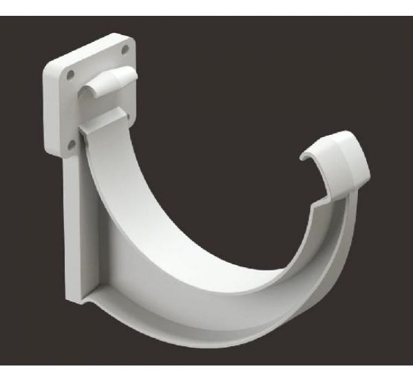 Кронштейн желоба пластиковый Lux ПВХ Пломбир от производителя  Docke по цене 128 р